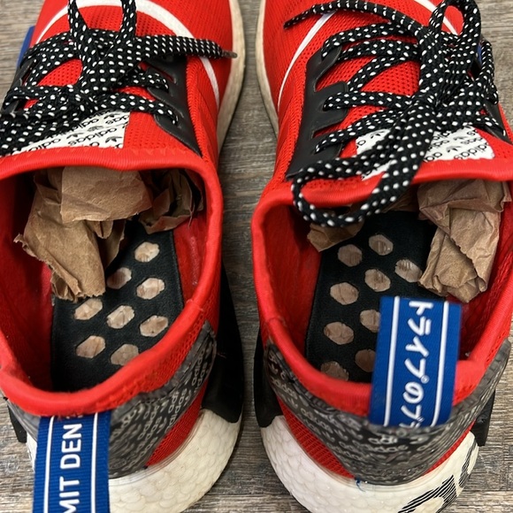 Adidas NMD R1 Transmission Pack Active Red FV5214 Men’s Size 10 - Picture 5 of 9